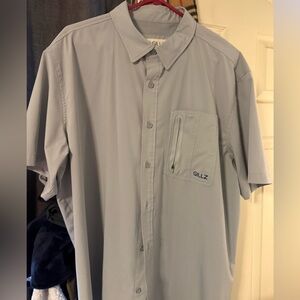 Gillz Woven Fishing Shirt w/ UV Protection SZ XL